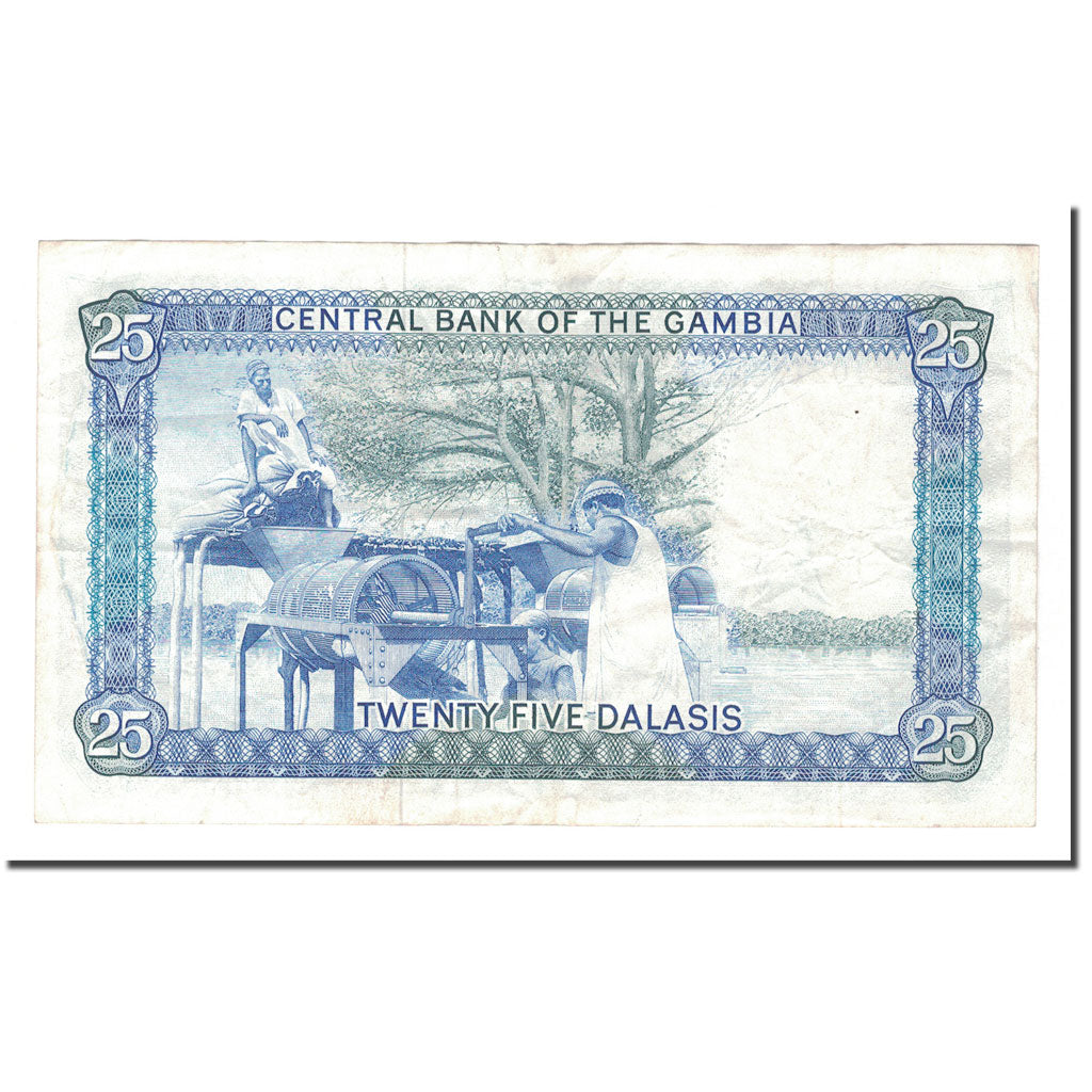 Banknote, The Gambia, 25 Dalasis, KM:11a, EF(40-45)