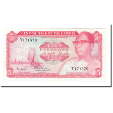 Banknote, The Gambia, 5 Dalasis, KM:9a, EF(40-45)