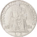 VATICAN CITY, 2 Lire, 1942, KM #36, AU(55-58), Stainless Steel, 29, 10.17