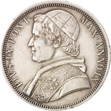 Vatican, Pie IX, Scudo 1854 Rome année IX du pontificat, KM 1336.2