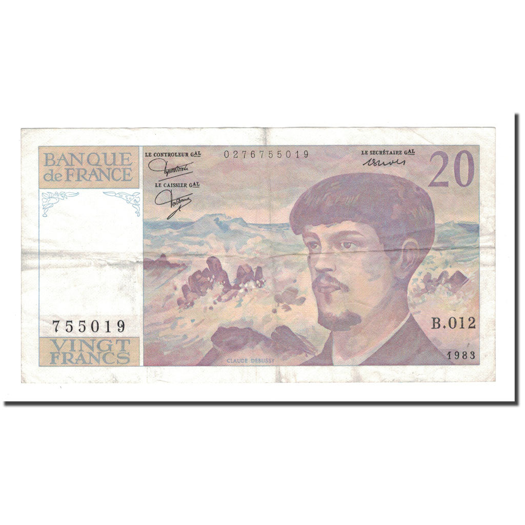 France, 20 Francs, 1983, TTB, Fayette:66.4, KM:151a