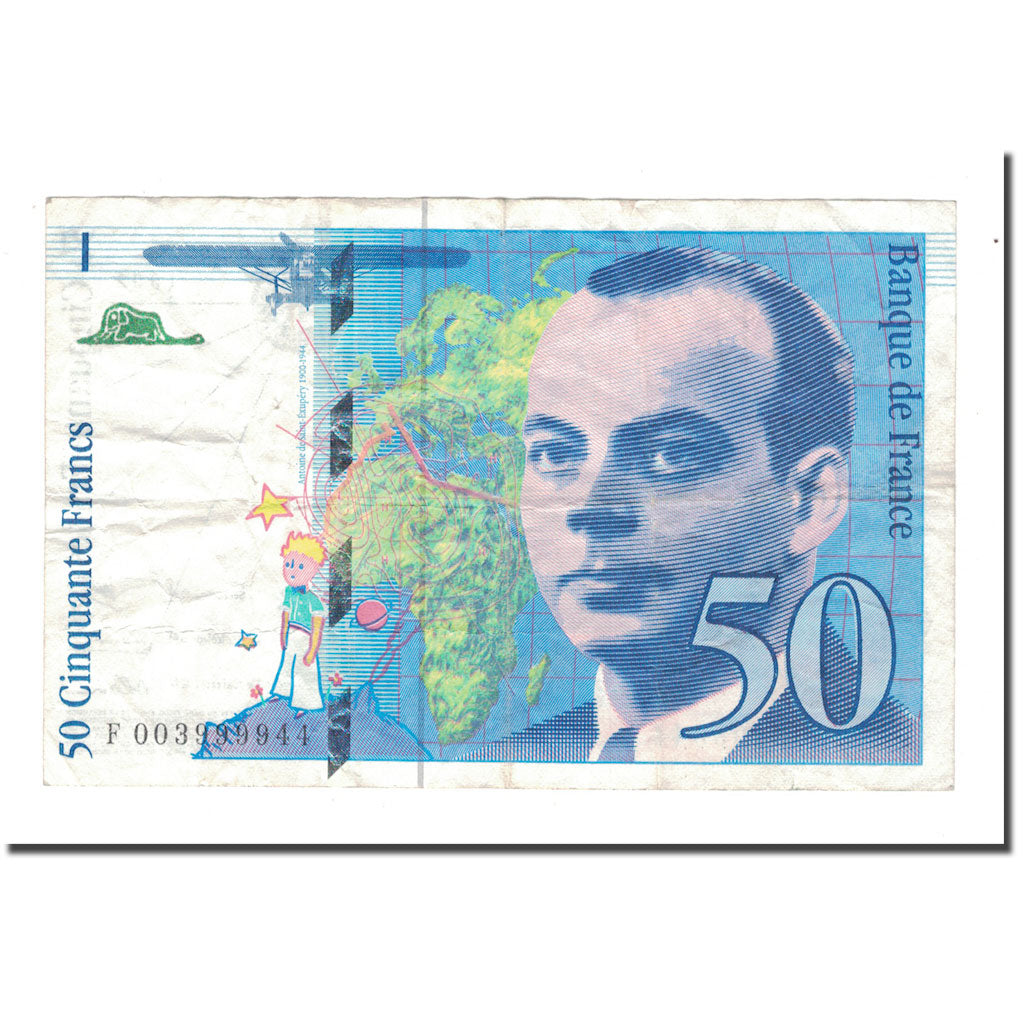 France, 50 Francs, 1992, EF(40-45), Fayette:72.1b, KM:157Aa