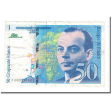 France, 50 Francs, 1992, EF(40-45), Fayette:72.1b, KM:157Aa