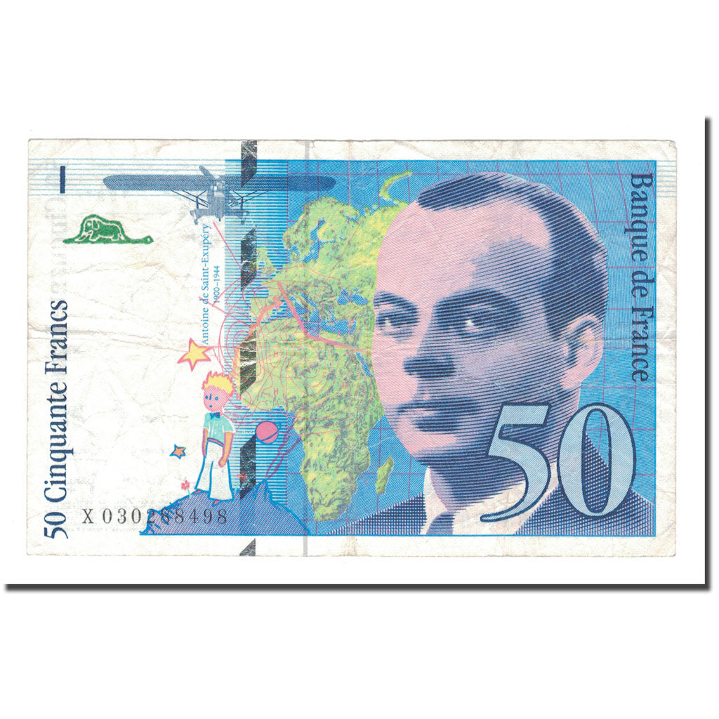 France, 50 Francs, 1997, EF(40-45), Fayette:73.4, KM:157Ad