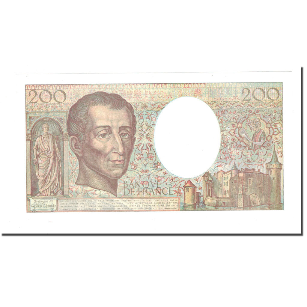 France, 200 Francs, 1994, UNC(64), Fayette:70/2.1, KM:155f