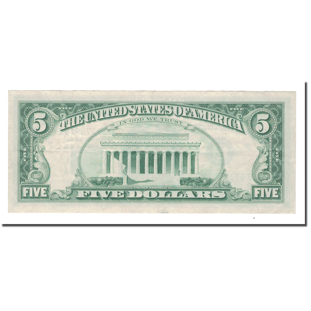 Banknote, United States, 5 Dollars, Undated (1974), AU(50-53)