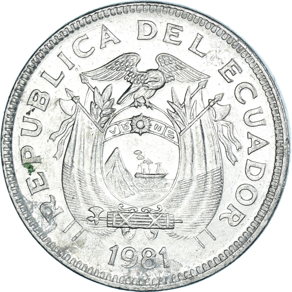 Moneda, Ecuador, 20 Centavos, 1981