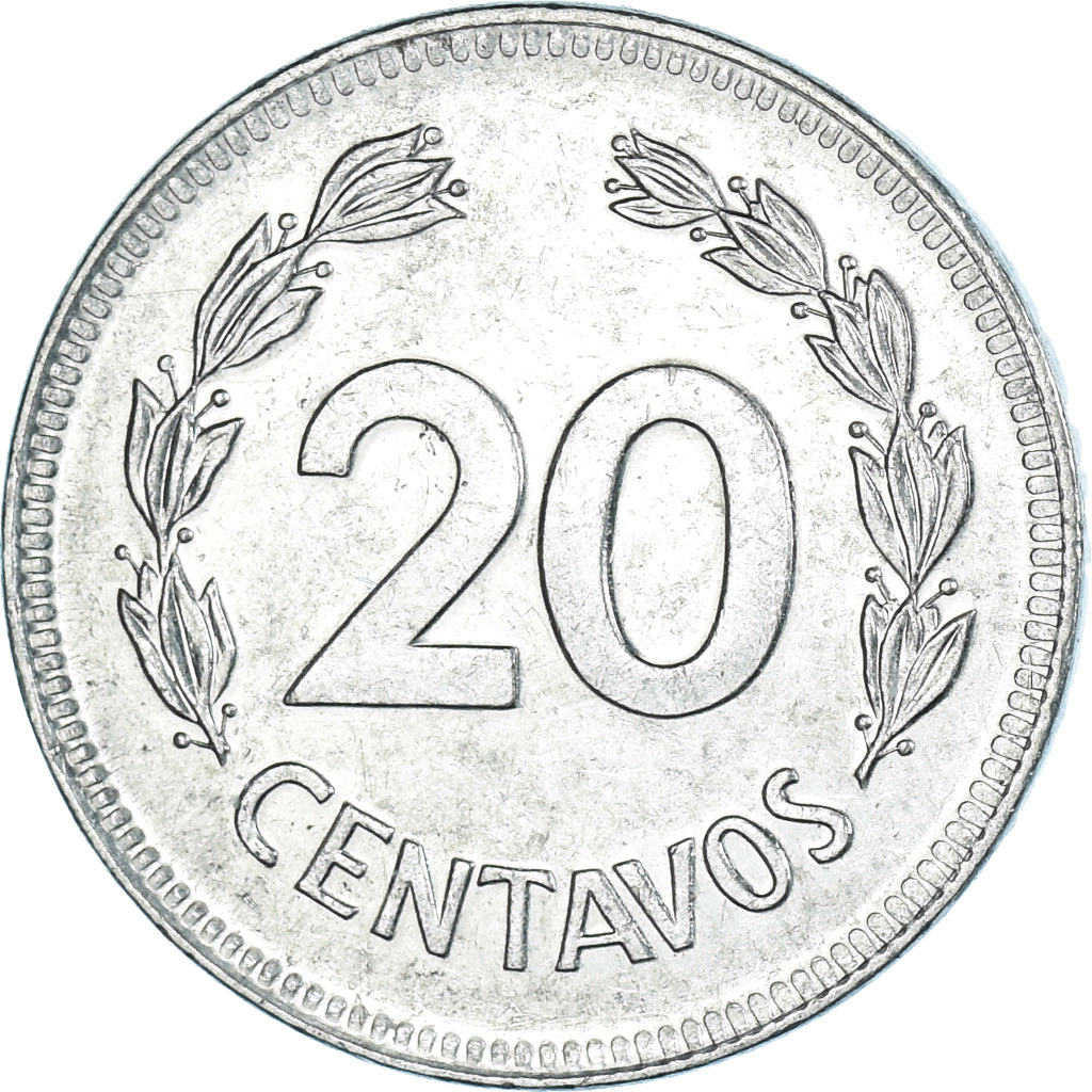 Moneda, Ecuador, 20 Centavos, 1981