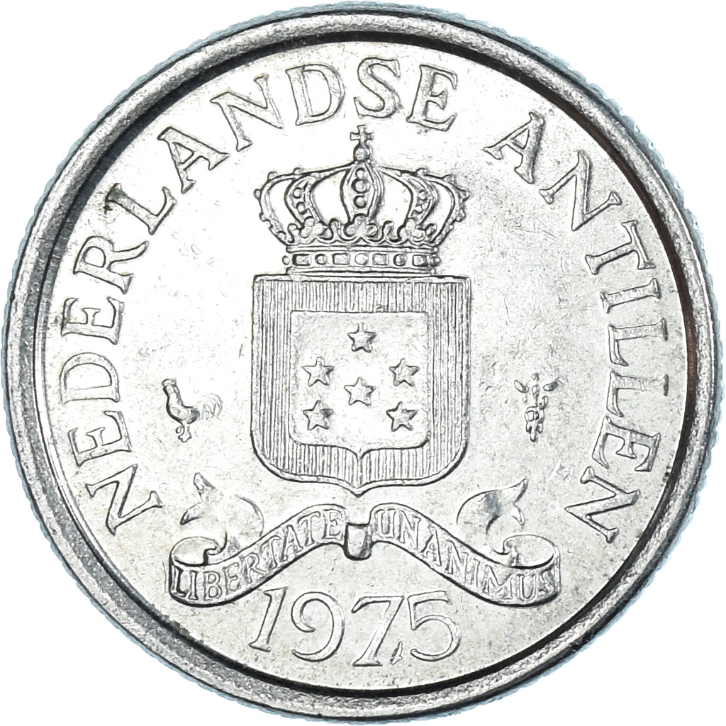 Coin, Netherlands Antilles, 10 Cents, 1975