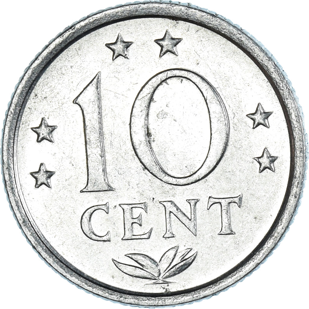 Coin, Netherlands Antilles, 10 Cents, 1975