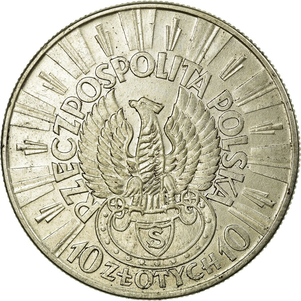 Moneta, Polonia, 10 Zlotych, 1934, BB+, Argento, KM:26