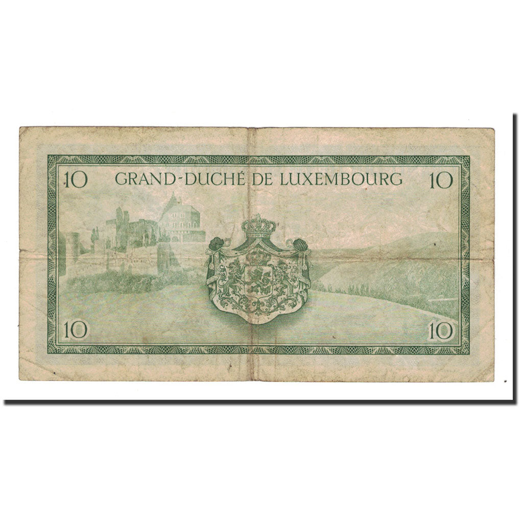Banknote, Luxembourg, 10 Francs, KM:48a, VF(20-25)