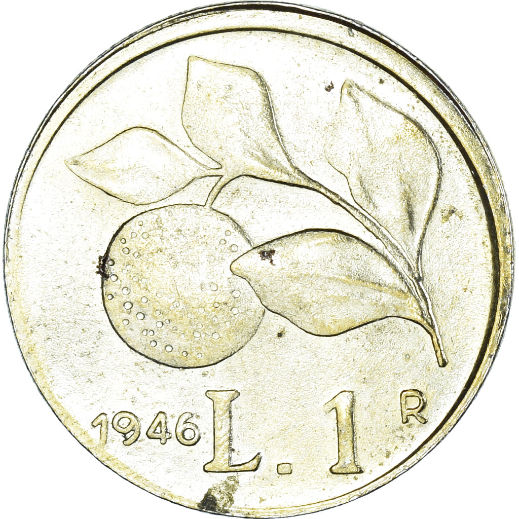 Moneda, Italia, Lira, 1946