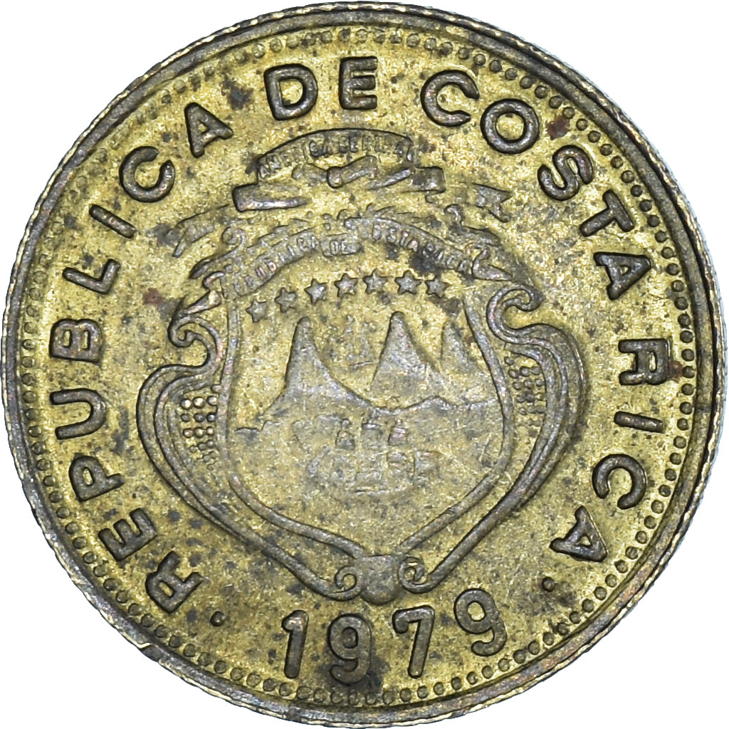 Monnaie, Costa Rica, 5 Centimos, 1979
