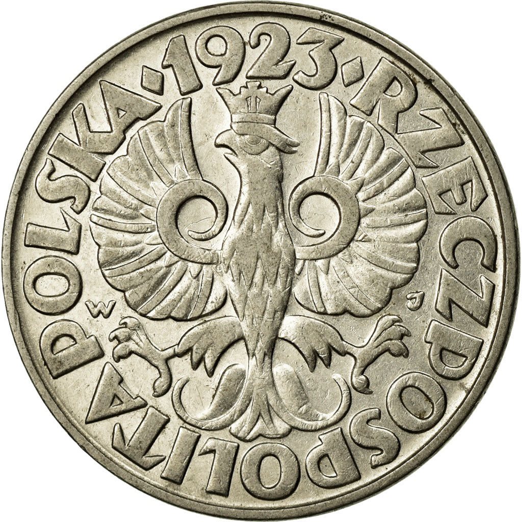 Coin, Poland, 50 Groszy, 1923, EF(40-45), Nickel, KM:13
