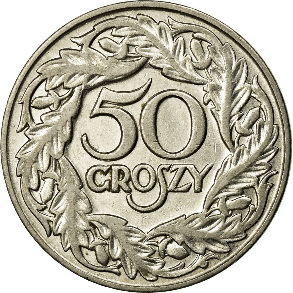 Coin, Poland, 50 Groszy, 1923, EF(40-45), Nickel, KM:13