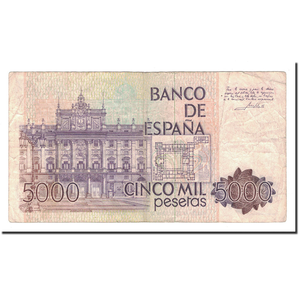 Banknote, Spain, 5000 Pesetas, 1979, 1979-10-23, KM:160, VF(20-25)