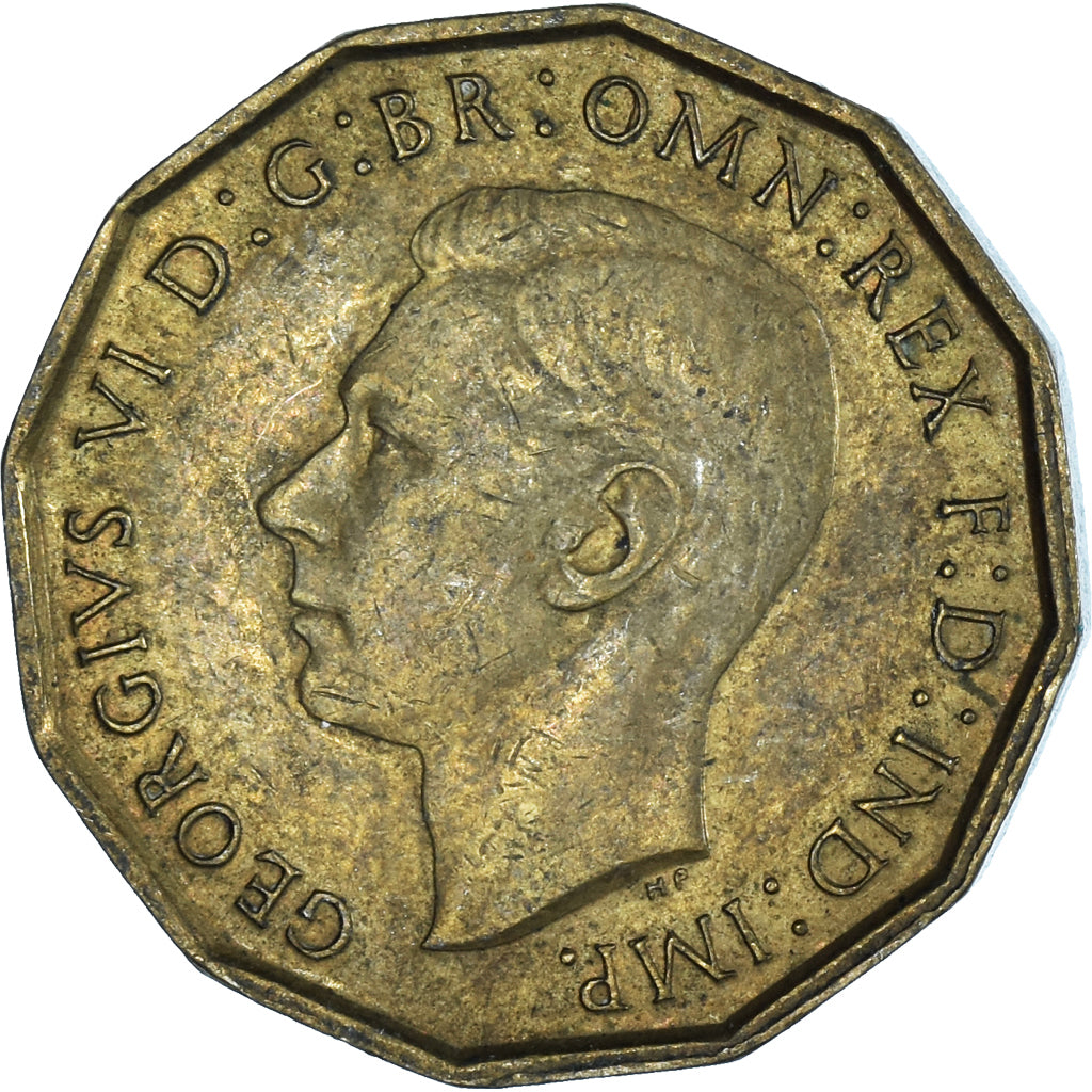 Coin, Great Britain, 3 Pence, 1939