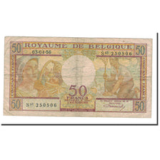 Banknote, Belgium, 50 Francs, 1956, 1956-04-03, KM:133b, VG(8-10)