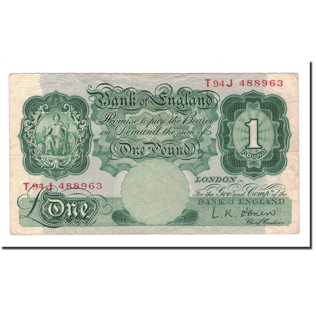 Banknote, Great Britain, 1 Pound, KM:369c, VF(30-35)