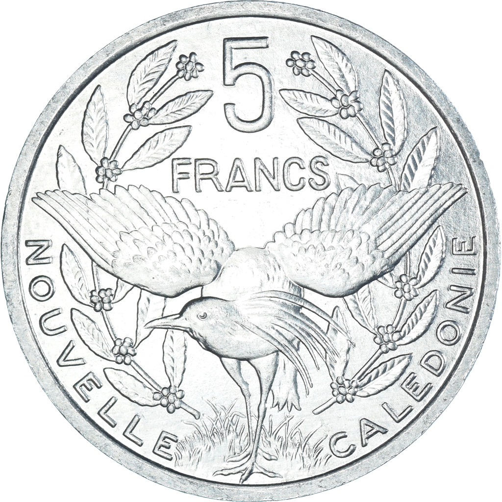 Monnaie, Nouvelle-Calédonie, 5 Francs, 1986