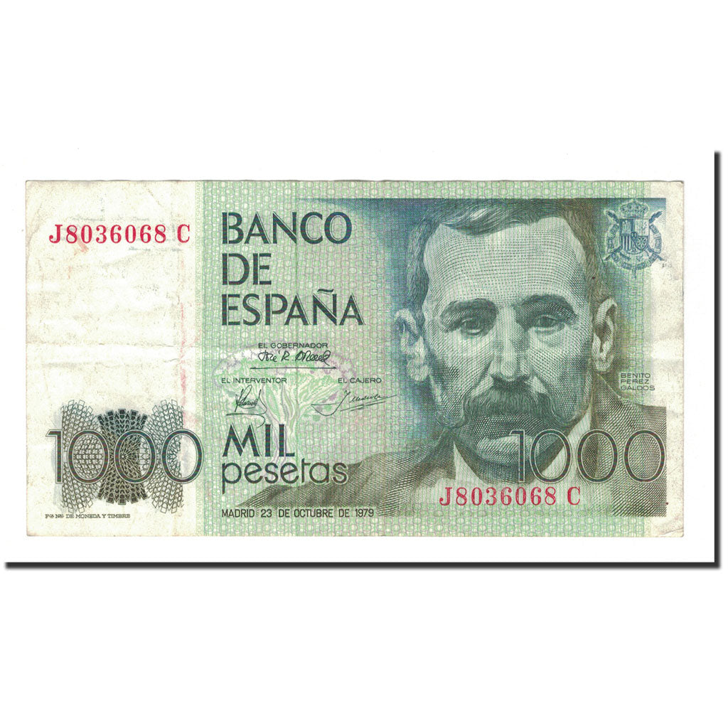 Banknote, Spain, 1000 Pesetas, 1979, 1979-10-23, KM:158, VF(30-35)