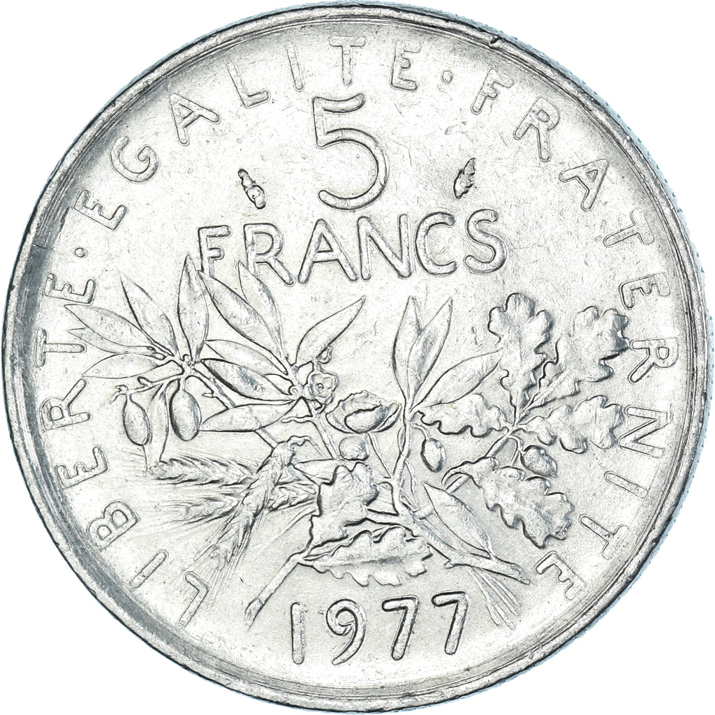 Coin, France, 5 Francs, 1977