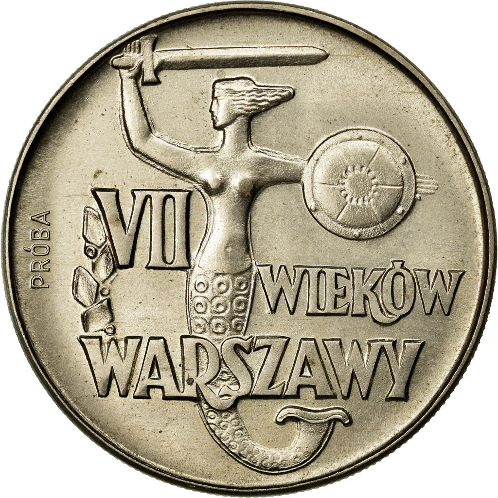 Coin, Poland, 10 Zlotych, 1965, MS(63), Copper-nickel, KM:Pr131