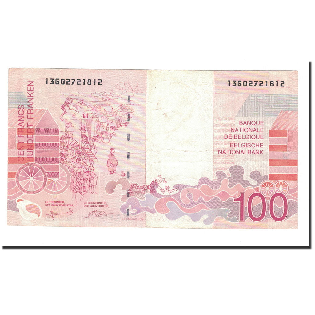 Banknote, Belgium, 100 Francs, KM:147, EF(40-45)