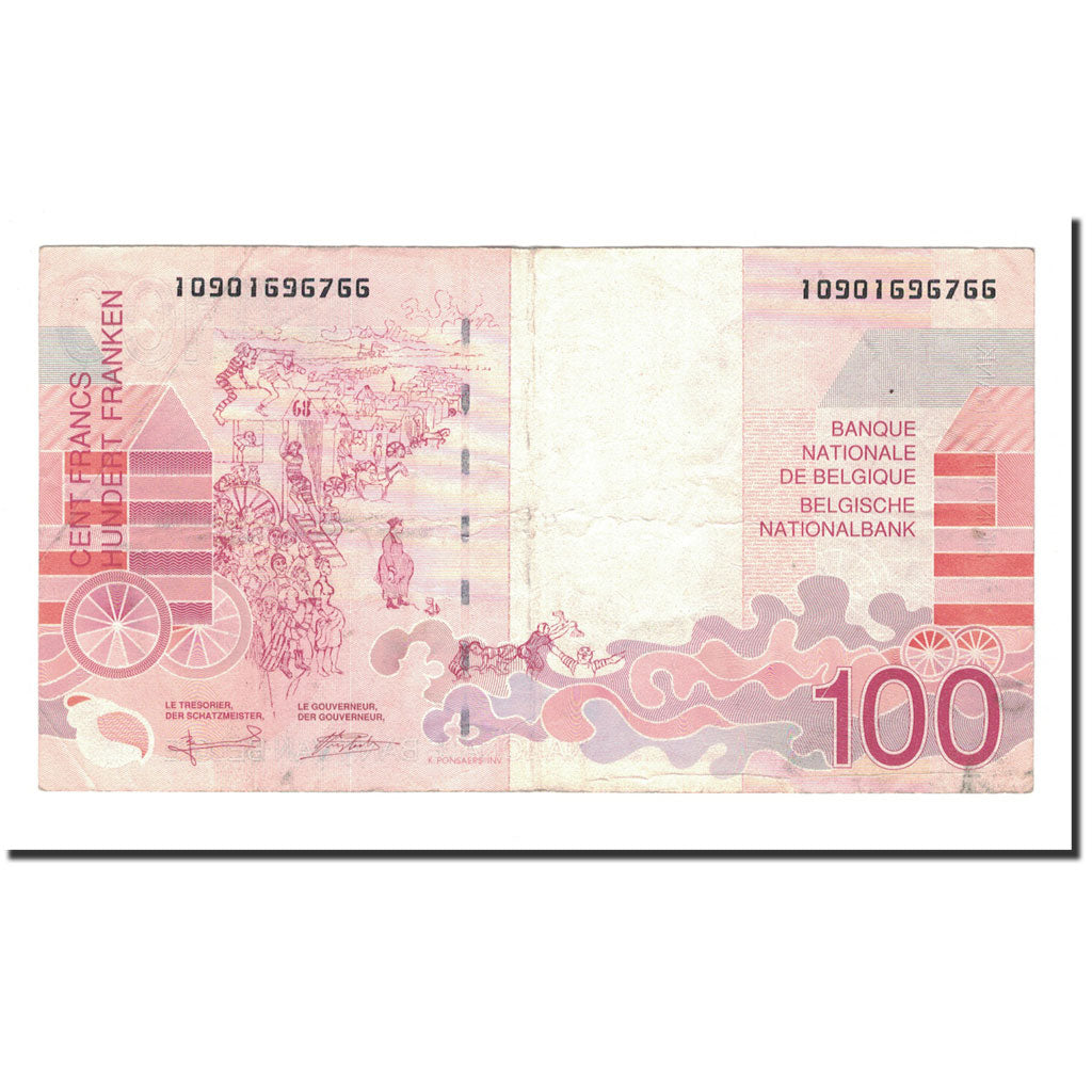 Banknote, Belgium, 100 Francs, KM:147, EF(40-45)