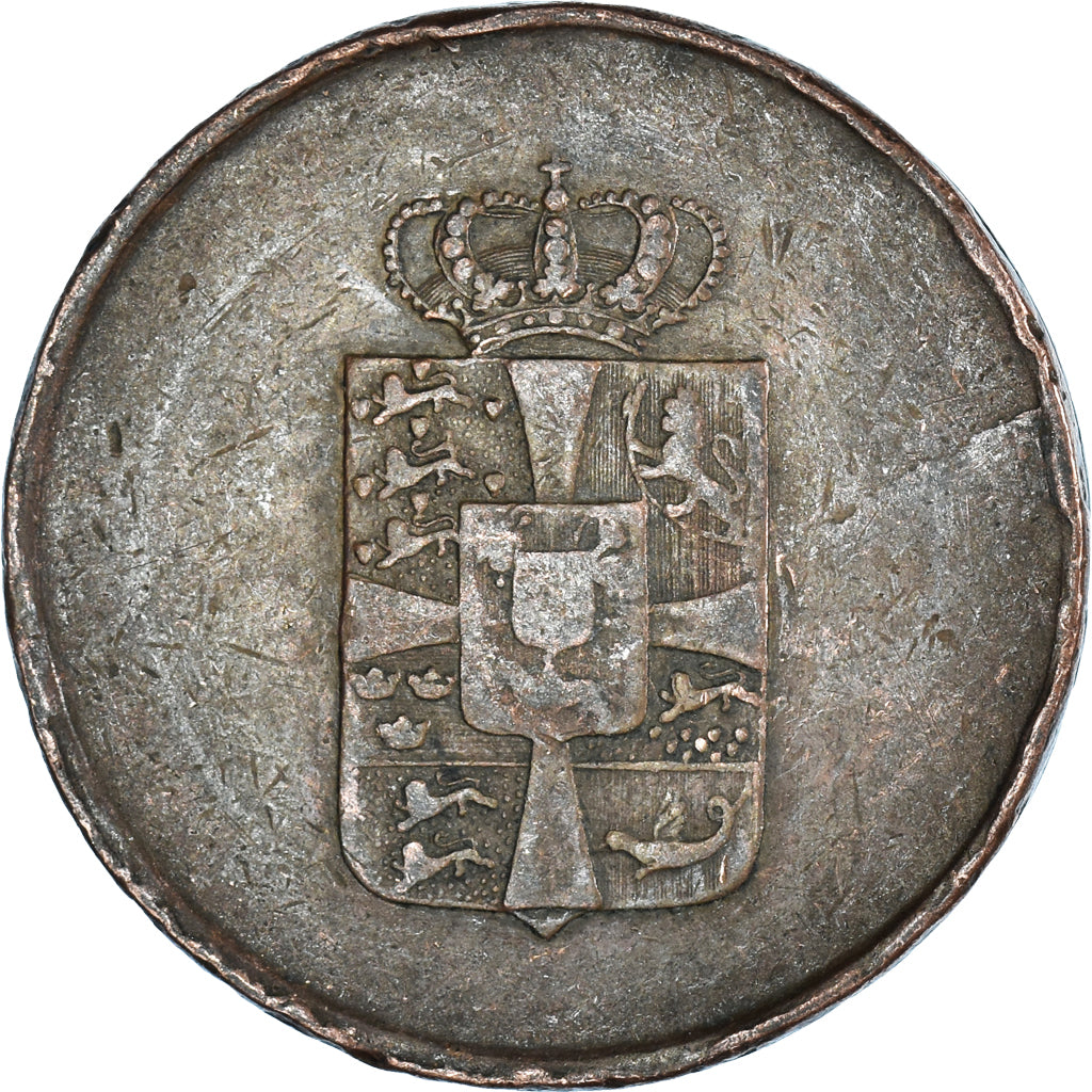 Monnaie, Danemark, 16 Skilling, 1814