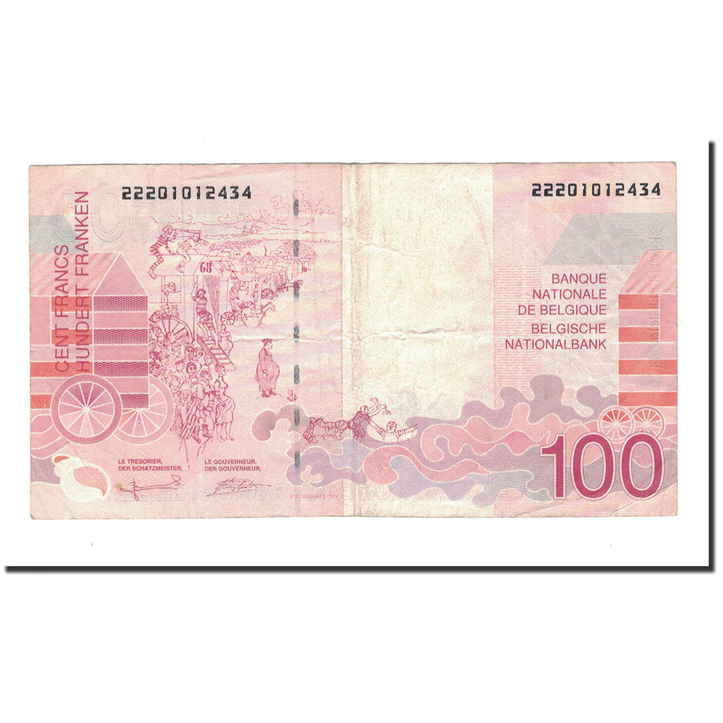 Banknote, Belgium, 100 Francs, KM:147, VF(30-35)