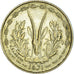 Coin, West African States, 5 Francs, 1971