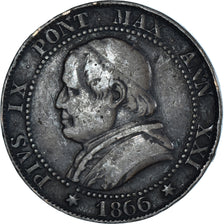 Münze, Vatikan, Soldo, 1866