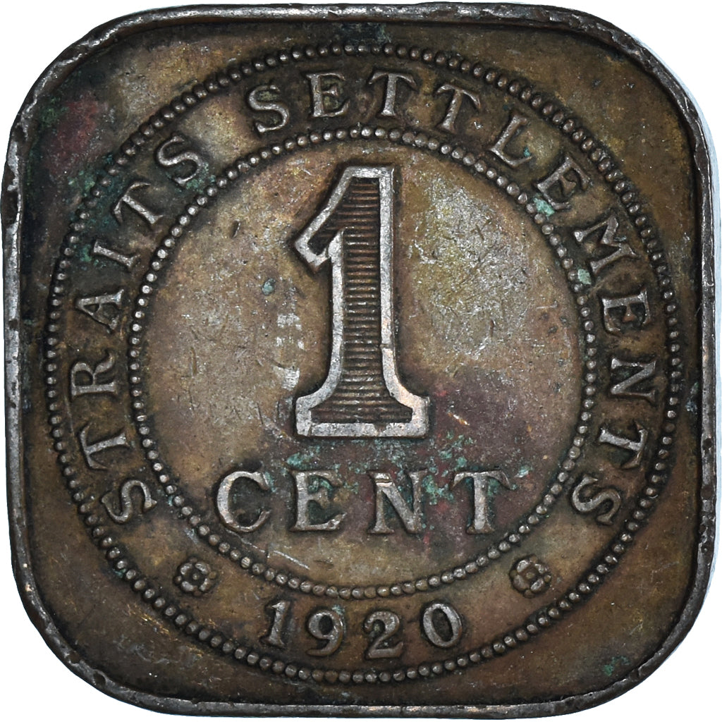 Munten, Straits Settlements, Cent, 1920