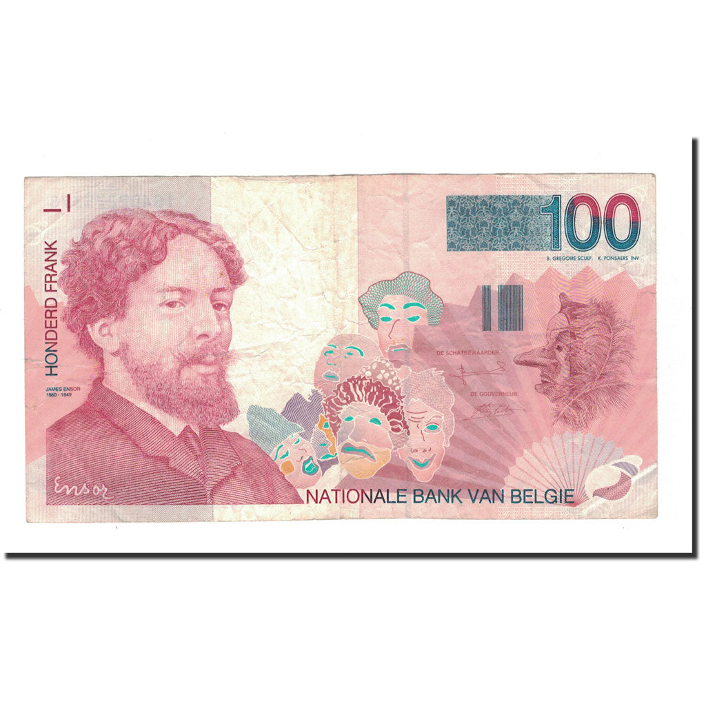 Banknote, Belgium, 100 Francs, KM:147, VF(20-25)