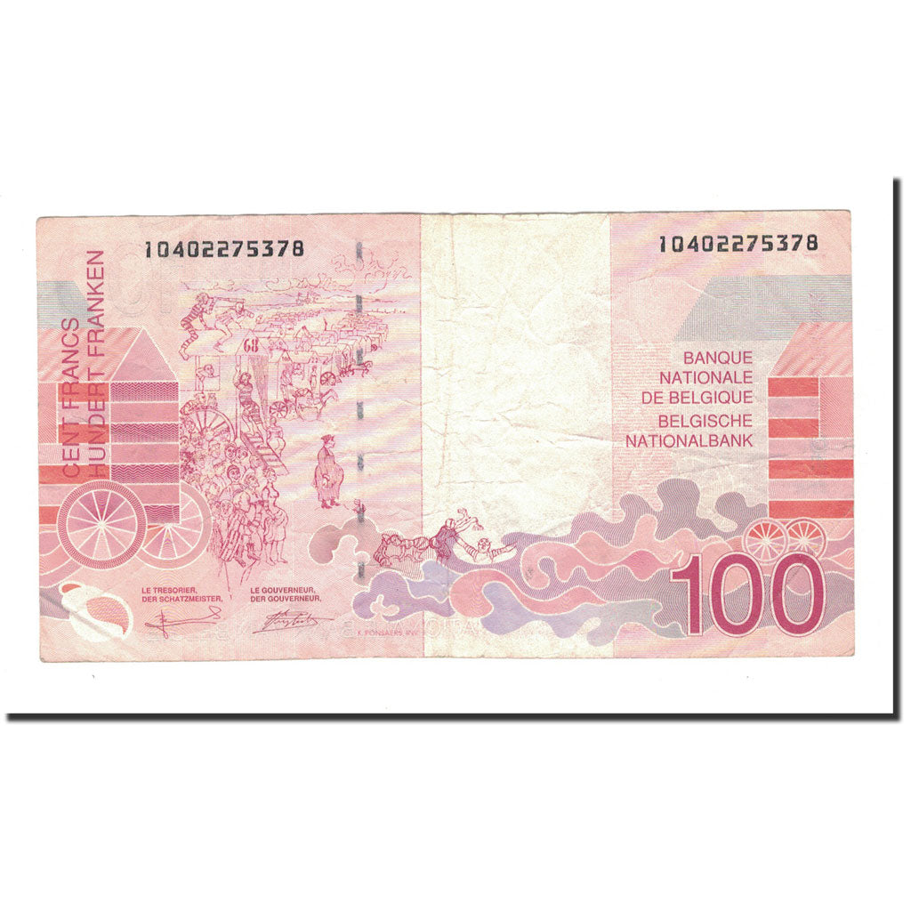 Banknote, Belgium, 100 Francs, KM:147, VF(20-25)