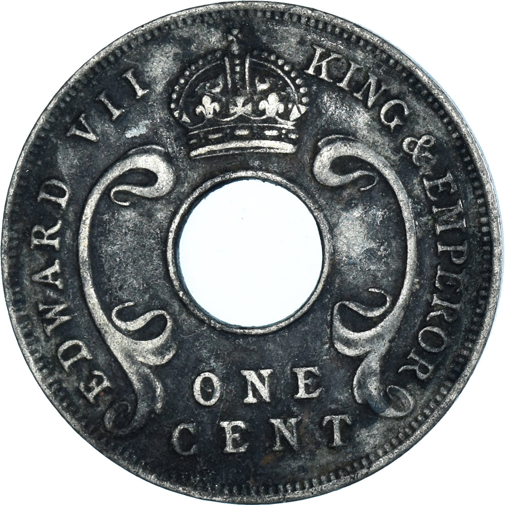 Moneda, ESTE DE ÁFRICA, Cent, 1909