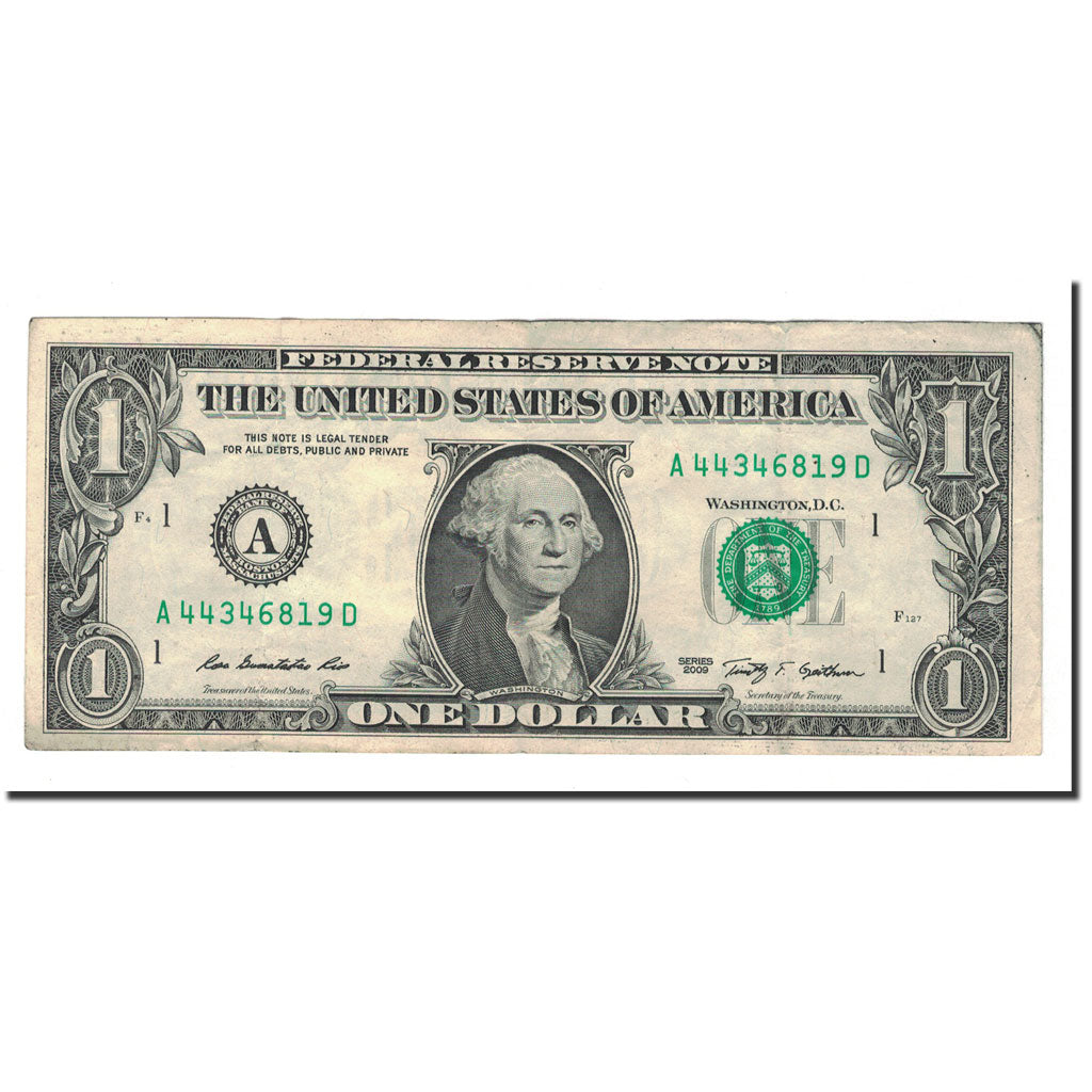 Banknote, United States, 1 Dollar, Undated (2009), VF(30-35)