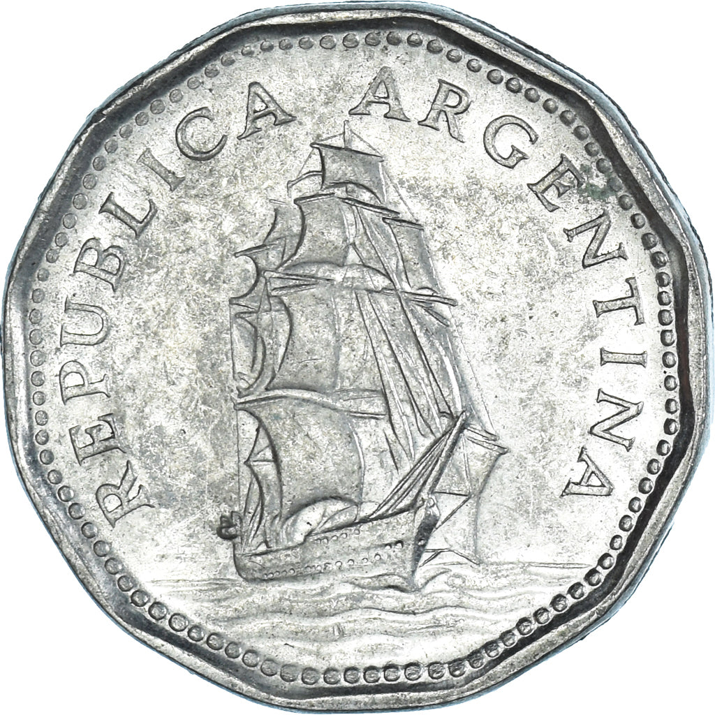 Moneta, Argentina, 5 Pesos, 1966