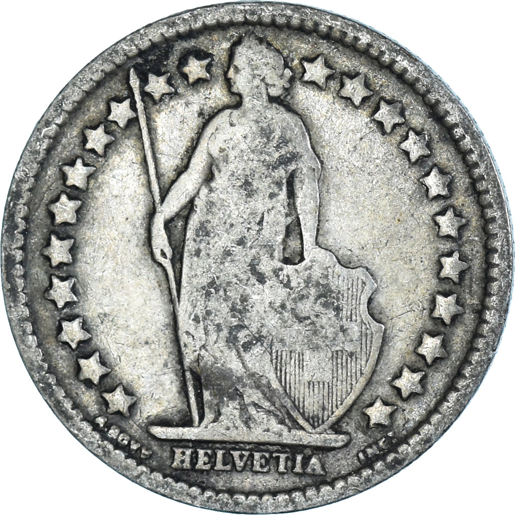 Moneta, Svizzera, 1/2 Franc, 1898