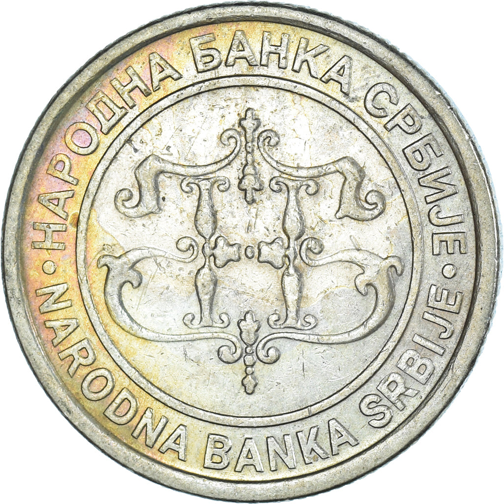 Münze, Serbien, 10 Dinara, 2003