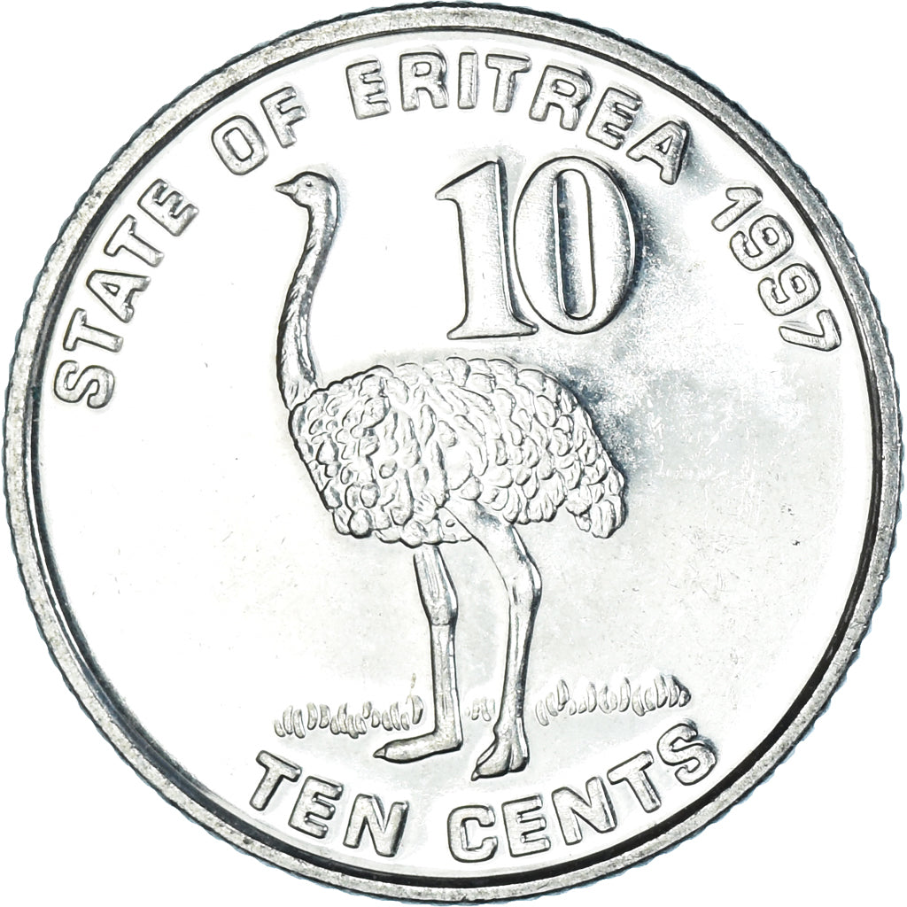 Moneda, Eritrea, 10 Cents, 1997