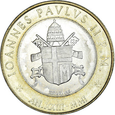 Moneta, Vaticano, 1000 Lire, 2001