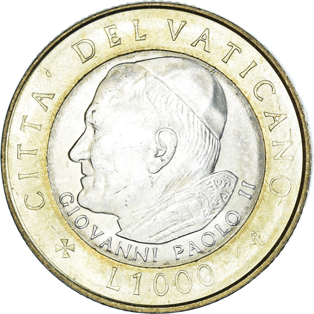 Moneta, Vaticano, 1000 Lire, 2001