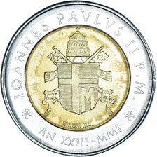 Münze, Vatikan, 500 Lire, 2001
