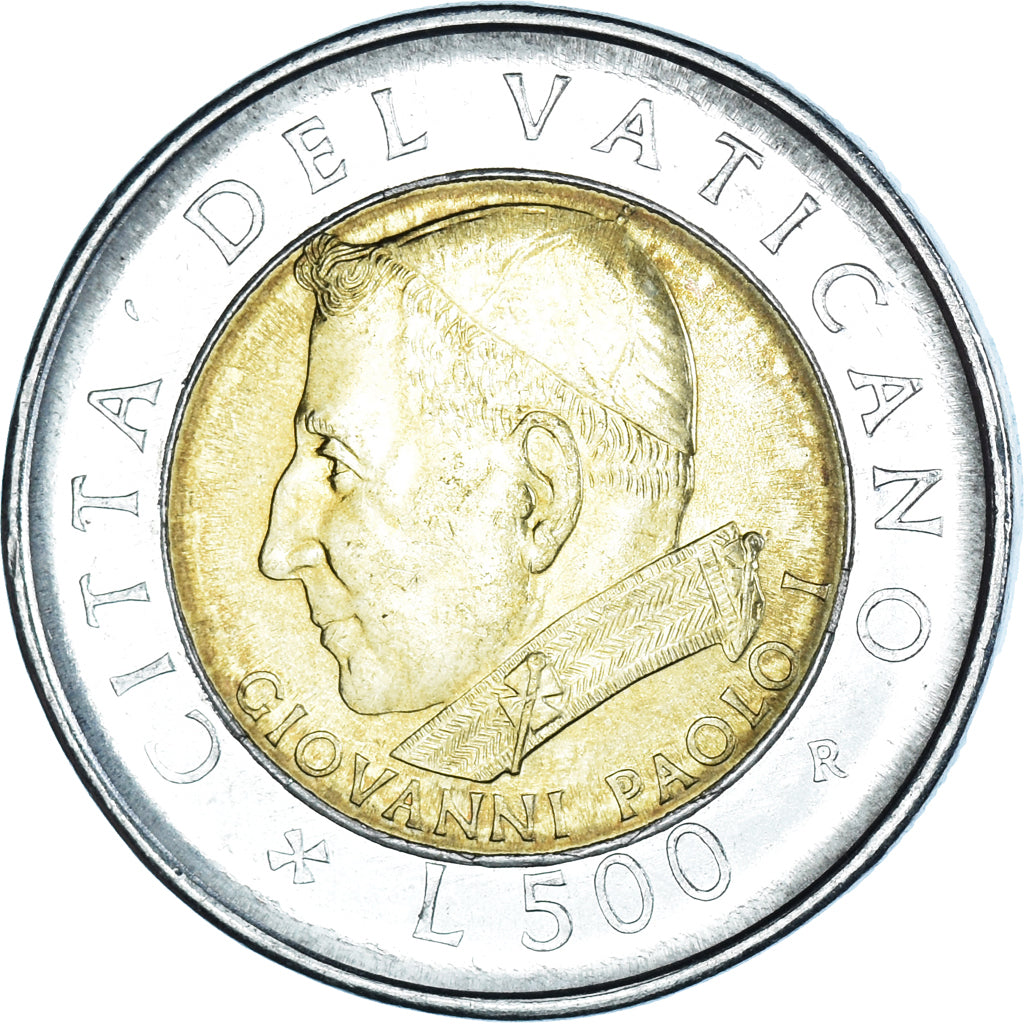 Münze, Vatikan, 500 Lire, 2001