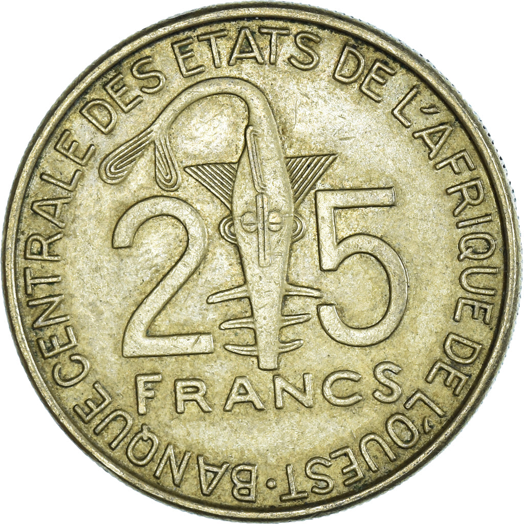 Coin, West African States, 25 Francs, 2011