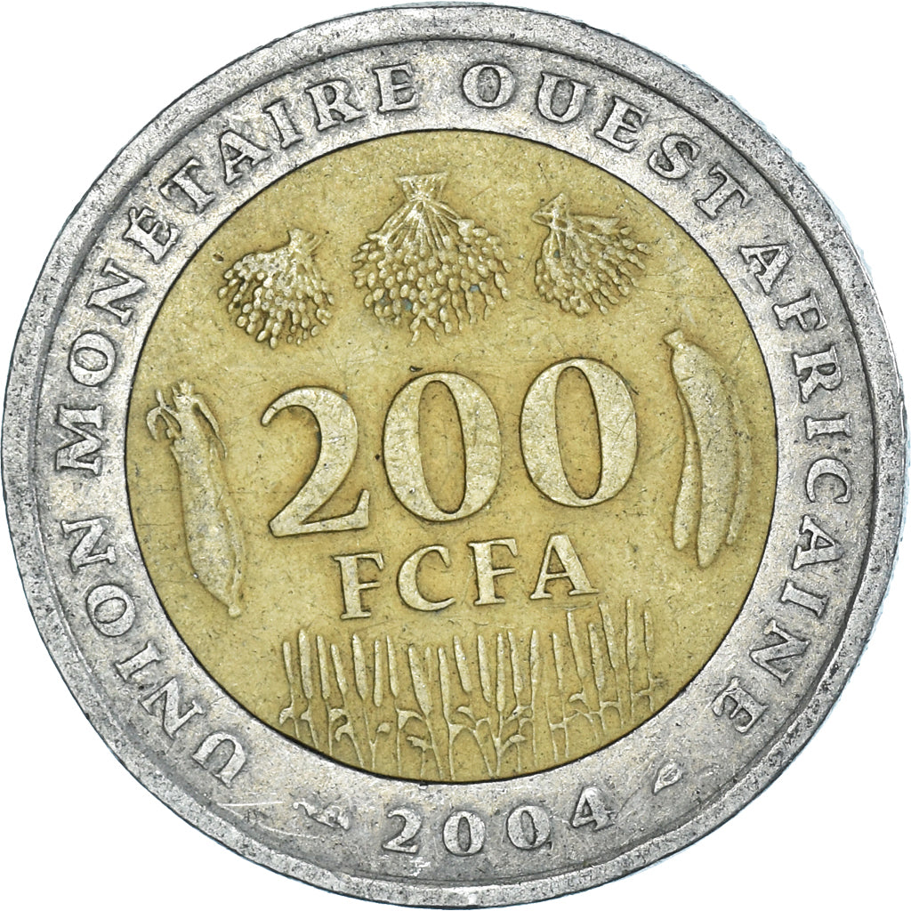 Coin, West African States, 200 Francs, 2004