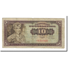 Banknote, Yugoslavia, 10 Dinara, 1965, 1965-08-01, KM:78a, VG(8-10)